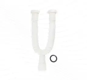 SIFON FLEXIBLE DOBLE LVM / LVP BLANCO