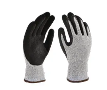 GUANTE ANTICORTE NIVEL 5 ALTA CALIDAD NEGRO TALLA 9'' L