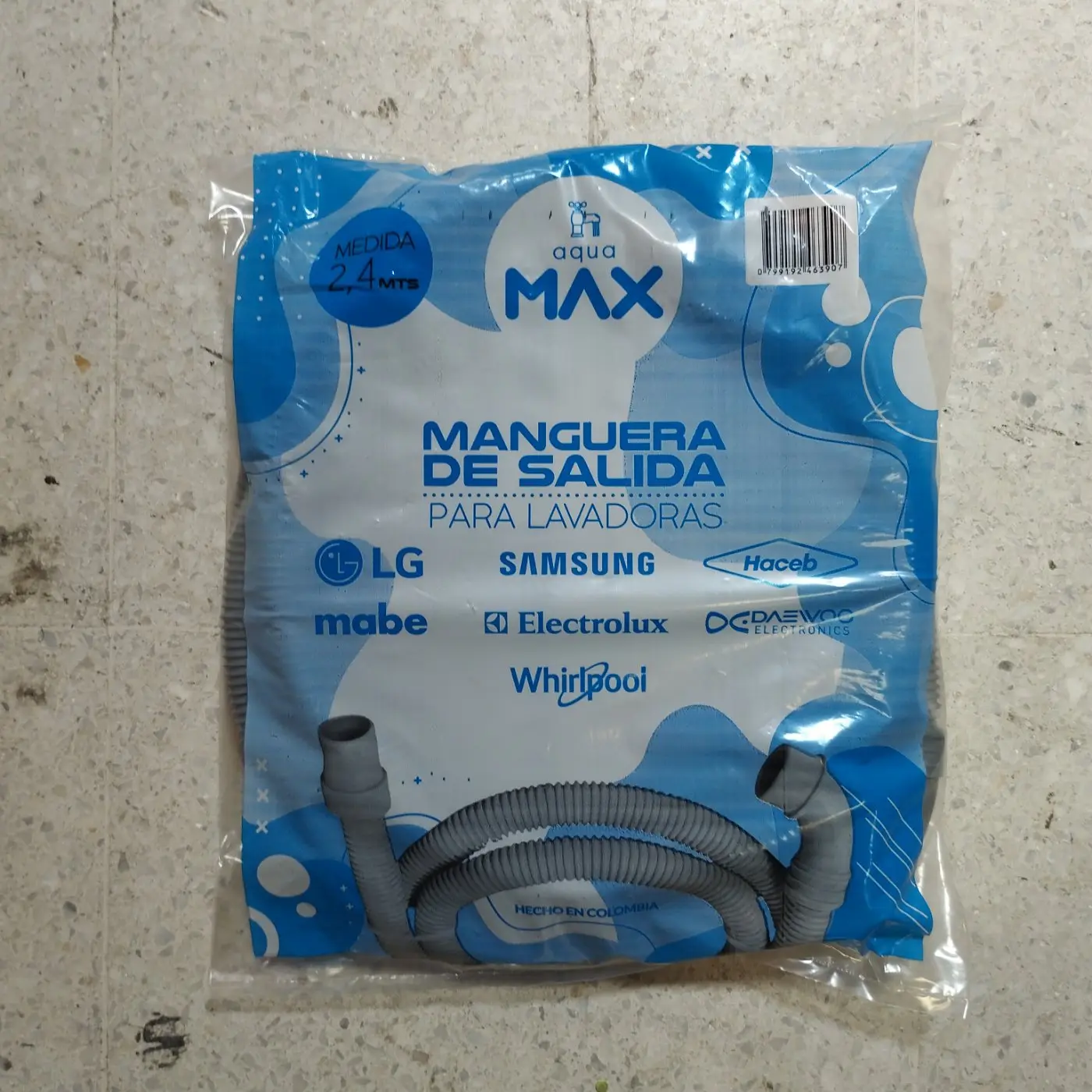 Manguera salida desague lavadora