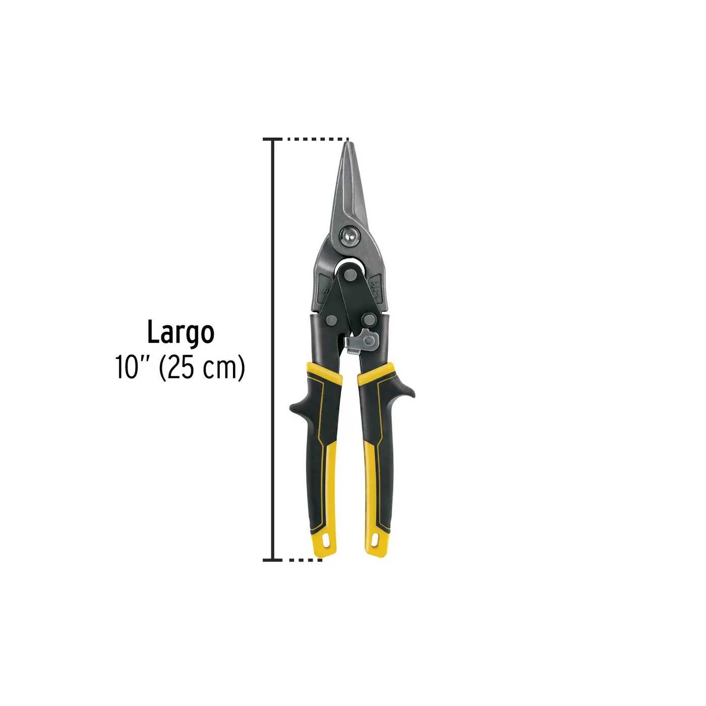 Tijera de aviación CORTE RECTO 10"