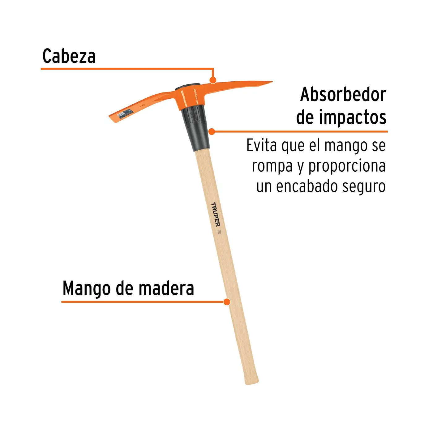 Pica - Talacho 5 lb con mango
